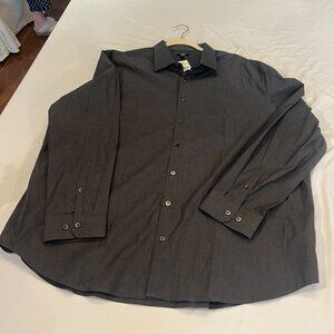 EXPRESS for Men Dress Shirt in Charcoal Gray Size XXL NWT
